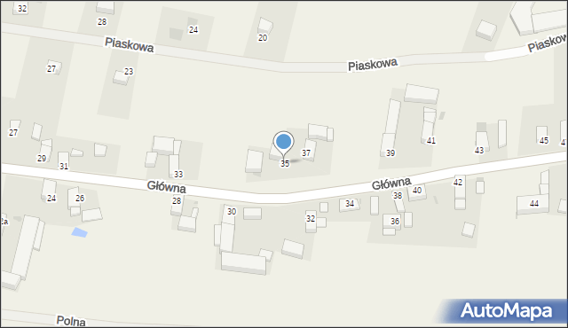 Piotrowice, Główna, 35, mapa Piotrowice