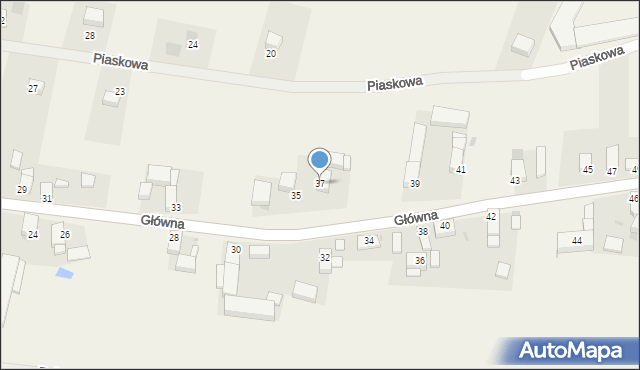 Piotrowice, Główna, 37, mapa Piotrowice