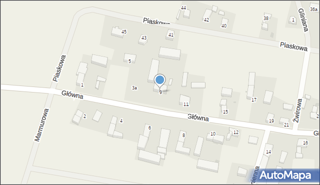 Piotrowice, Główna, 9, mapa Piotrowice