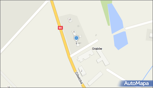 Pisarzowice, Gliwicka, 6, mapa Pisarzowice