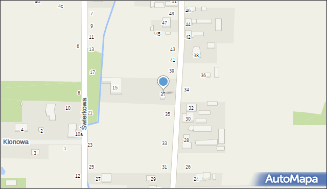 Piskórka, Główna, 37, mapa Piskórka