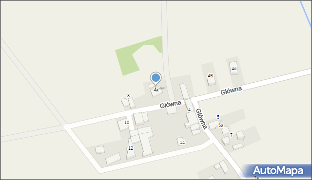 Pociękarb, Główna, 4a, mapa Pociękarb