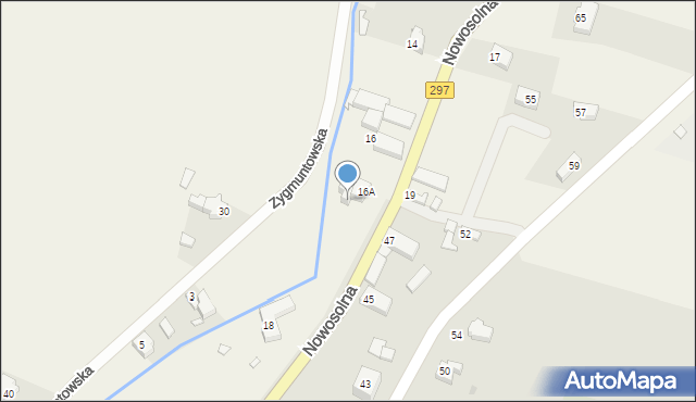 Podbrzezie Dolne, Główna, 16B, mapa Podbrzezie Dolne