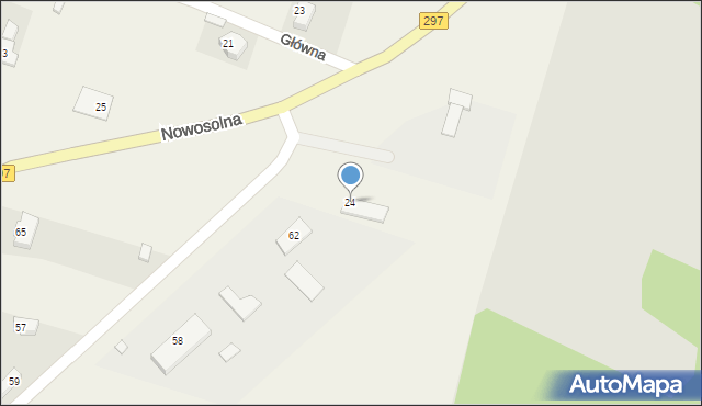 Podbrzezie Dolne, Główna, 24, mapa Podbrzezie Dolne