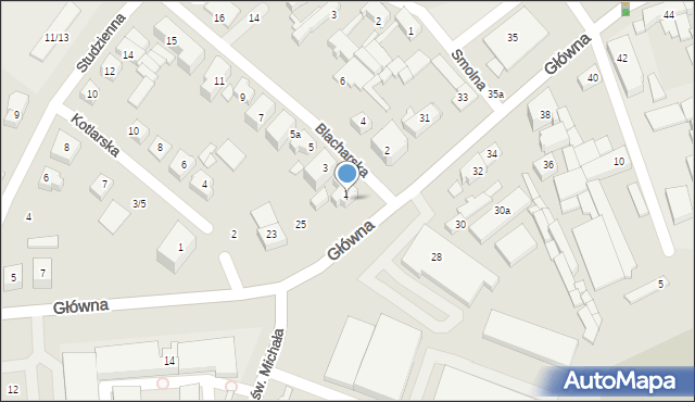 Poznań, Główna, 27, mapa Poznania