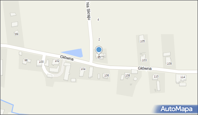 Pruchna, Główna, 95, mapa Pruchna