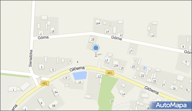 Pruszków, Główna, 11, mapa Pruszków