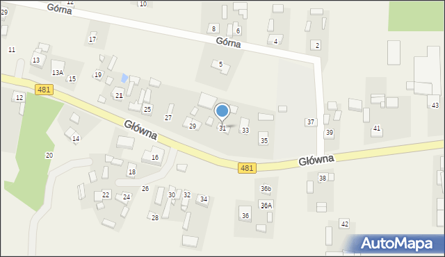 Pruszków, Główna, 31, mapa Pruszków