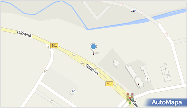 Przejazdowo, Główna, 1, mapa Przejazdowo