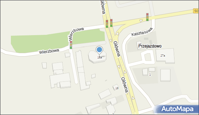 Przejazdowo, Główna, 18a, mapa Przejazdowo