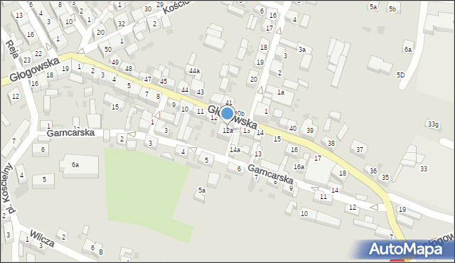 Przemków, Głogowska, 12a, mapa Przemków