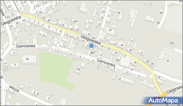 Przemków, Głogowska, 14a, mapa Przemków