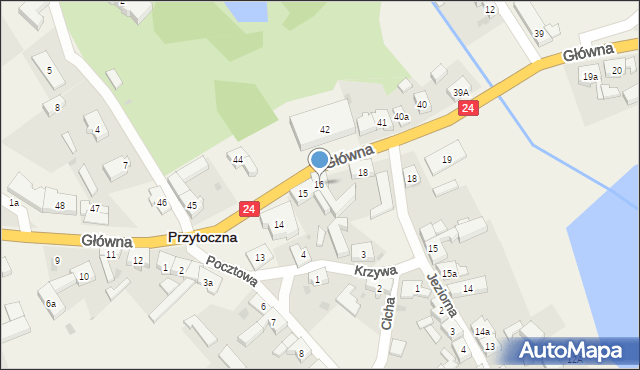 Przytoczna, Główna, 16, mapa Przytoczna