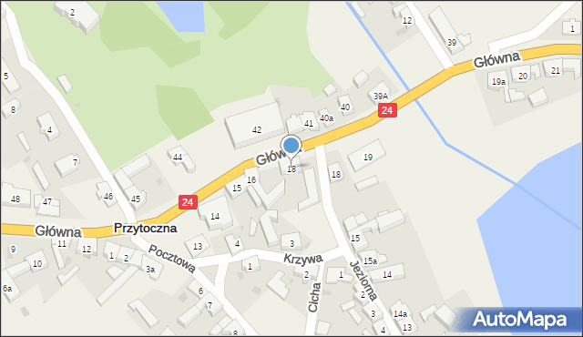 Przytoczna, Główna, 18, mapa Przytoczna