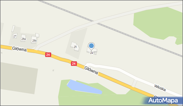 Przytoczna, Główna, 24, mapa Przytoczna