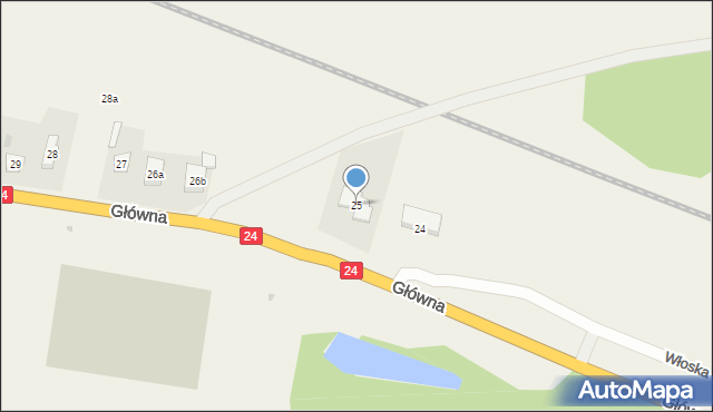 Przytoczna, Główna, 25, mapa Przytoczna