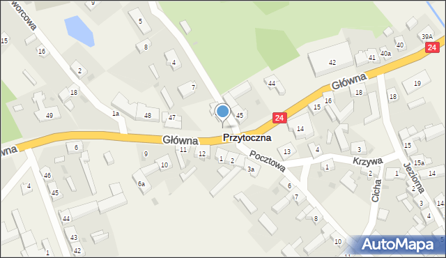 Przytoczna, Główna, 46, mapa Przytoczna