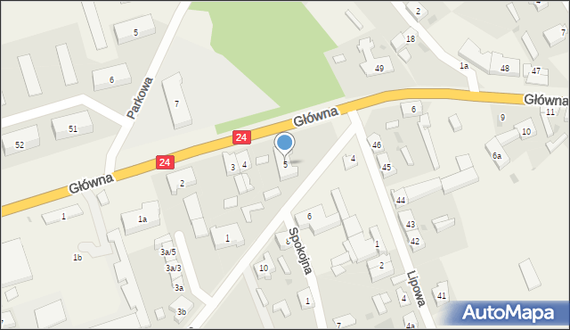 Przytoczna, Główna, 5, mapa Przytoczna