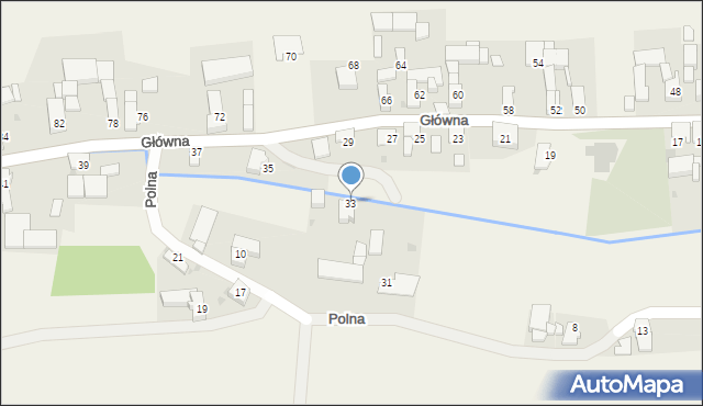 Radoszowy, Główna, 33, mapa Radoszowy