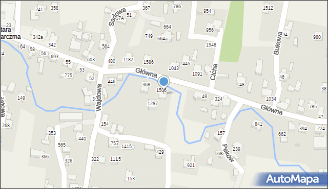 Radziechowy, Główna, 155, mapa Radziechowy