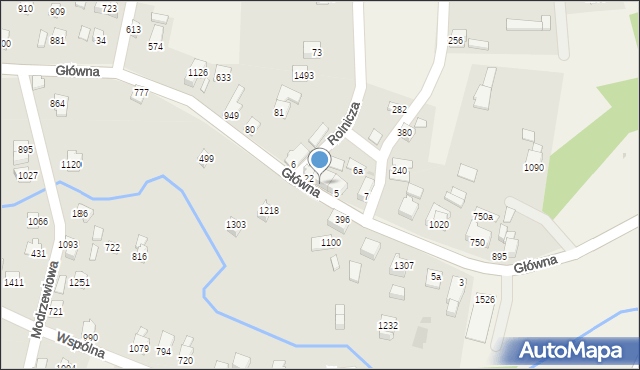 Radziechowy, Główna, 82, mapa Radziechowy