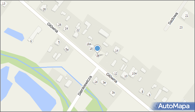 Radziejowice, Główna, 16, mapa Radziejowice