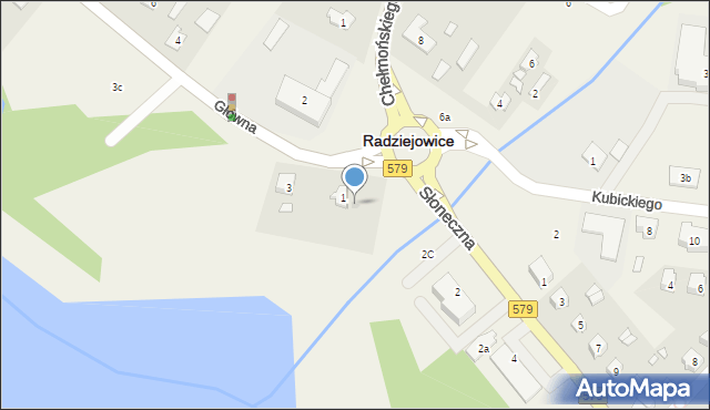 Radziejowice, Główna, 1a, mapa Radziejowice