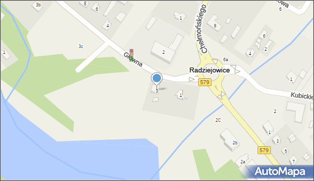 Radziejowice, Główna, 3, mapa Radziejowice