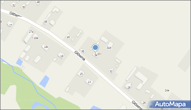 Radziejowice, Główna, 34, mapa Radziejowice