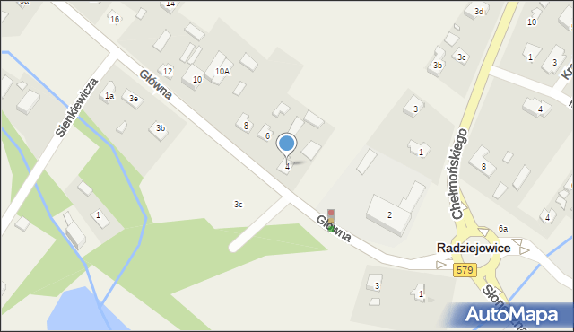 Radziejowice, Główna, 4, mapa Radziejowice