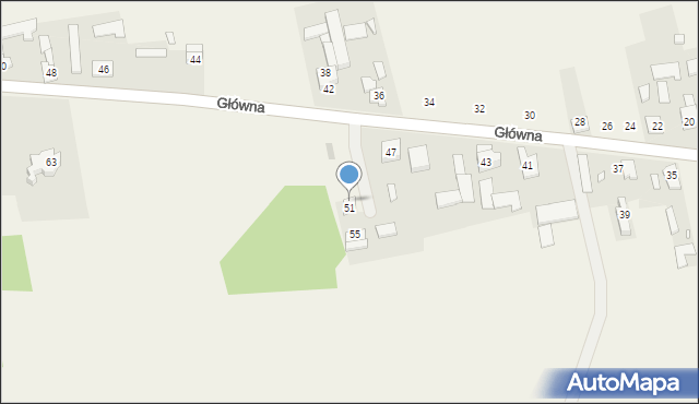 Rembertów, Główna, 57, mapa Rembertów