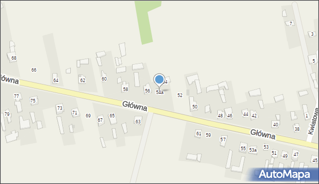 Ruszkowice, Główna, 54a, mapa Ruszkowice