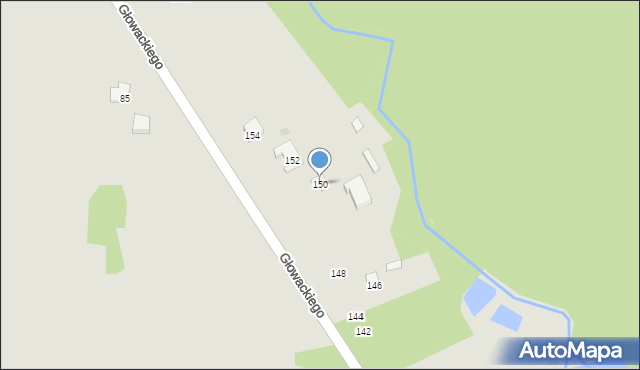 Siemiatycze, Głowackiego Bartosza, 150, mapa Siemiatycze