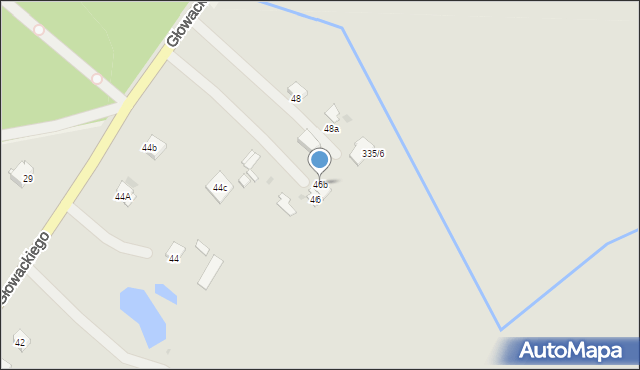 Sierpc, Głowackiego Bartosza, 46b, mapa Sierpc