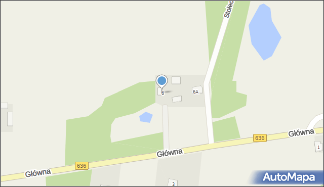 Sitne, Główna, 6, mapa Sitne