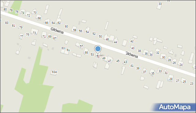 Skarżysko-Kamienna, Główna, 51, mapa Skarżysko-Kamienna