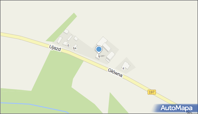 Sławno, Główna, 5, mapa Sławno