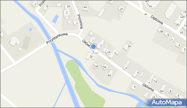 Ślęza, Główna, 4b, mapa Ślęza