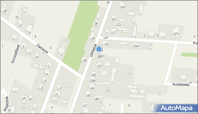 Smardzewice, Główna, 135, mapa Smardzewice