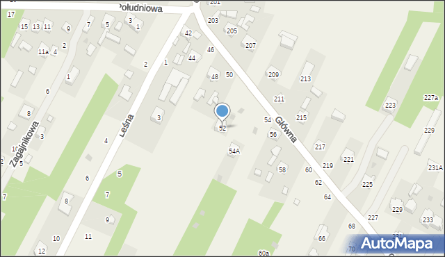 Smardzewice, Główna, 52, mapa Smardzewice