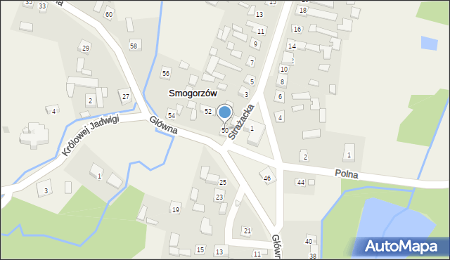 Smogorzów, Główna, 50, mapa Smogorzów