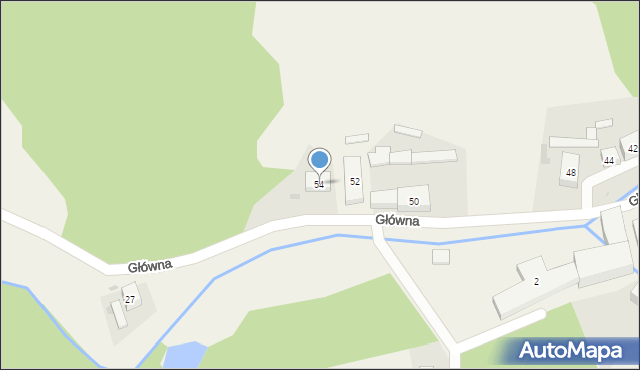 Sokołowsko, Główna, 54, mapa Sokołowsko