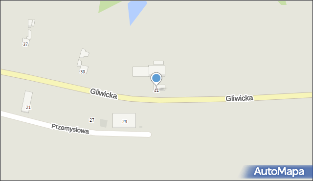 Sośnicowice, Gliwicka, 41, mapa Sośnicowice