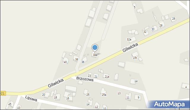 Stanica, Gliwicka, 34a, mapa Stanica