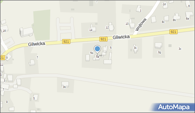 Stanica, Gliwicka, 5a, mapa Stanica