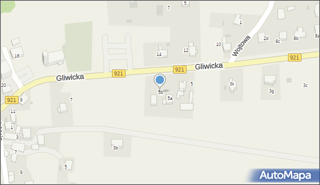 Stanica, Gliwicka, 5b, mapa Stanica