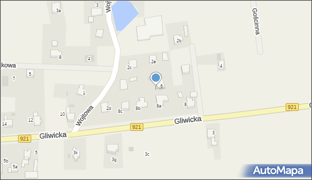 Stanica, Gliwicka, 8d, mapa Stanica