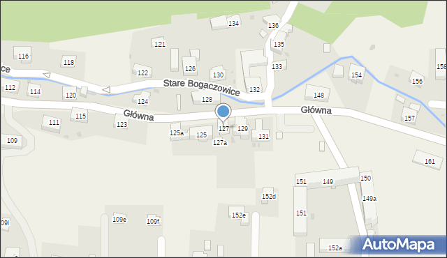 Stare Bogaczowice, Główna, 127, mapa Stare Bogaczowice