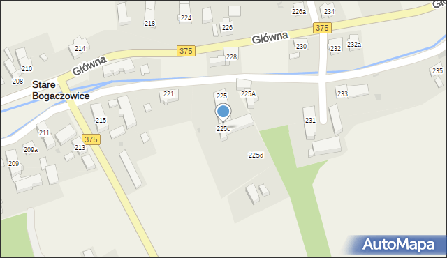 Stare Bogaczowice, Główna, 225c, mapa Stare Bogaczowice