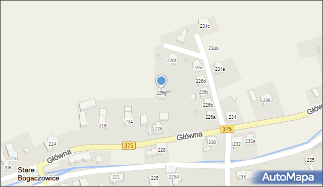 Stare Bogaczowice, Główna, 226g, mapa Stare Bogaczowice